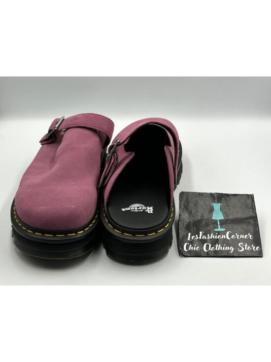 Dr. Martens Men\'s Purple Suede Leather Zebzag Mule Sandals Size 13 3567 main image 9